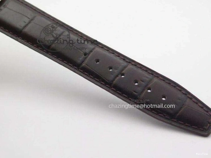 MIROTIME 0425 Modern Portofino SCHAFFHAUSEN RG MKF 1:1 V2 Best Edition White Dial On Brown Leather Strap A 7344